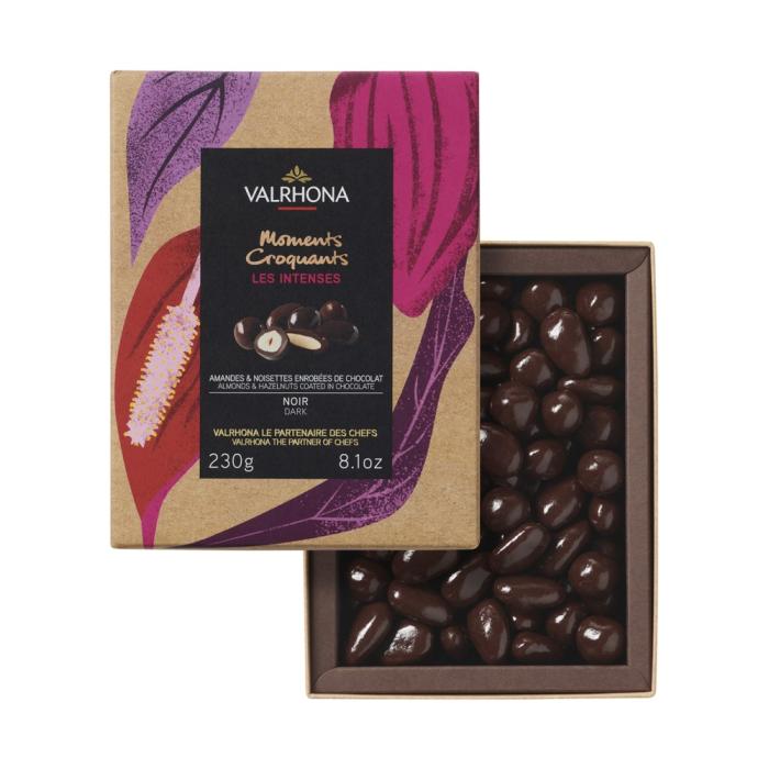 cofanetto di equinoxe di cioccolato fondente 230g di valrhona
